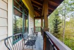 Your balcony with a view of the aspens
